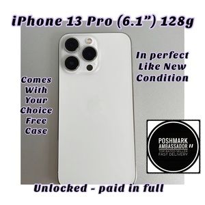 iPhone 13 Pro 128g unlocked in perfect condition no scratches either